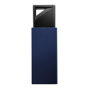 I・Oデータ USB3．0/2．0対応 ノック式USBメモリー(32GB) ブルー U3-PSH32G/B-イメージ2