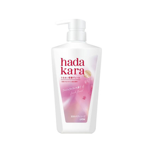 ライオン hadakara モイストボディケアソープ 液体 フレッシュフローラル 本体 480mL FCJ937H-イメージ1