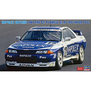 ハセガワ 1/24ナポレックス スカイライン(スカイラインGT-R [BNR32 Gr．A仕様] 1991 イン ターTEC) 20780ﾅﾎﾟﾚﾂｸｽｽｶｲﾗｲﾝ-イメージ1