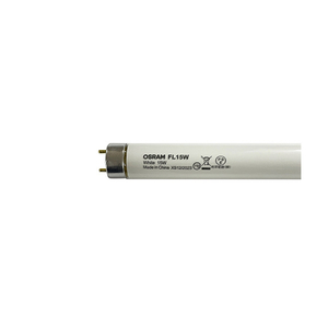 OSRAM 直管蛍光ランプ15W白色グロー形 白色 FL15W-イメージ1