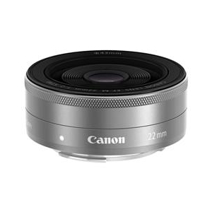 キヤノン パンケーキレンズ EF-M22mm F2 STM シルバー EFM222STMSL-イメージ1