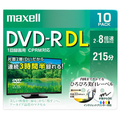 マクセル 録画用DVD-R DL 8．5GB 2-8倍速対応 CPRM対応 インクジェットプリンタ対応 10枚入り ホワイトレーベル DRD215WPE.10S