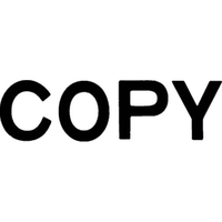 シヤチハタ マルチスタンパー印面 横 COPY FC30884-MXB-71ｸﾛ