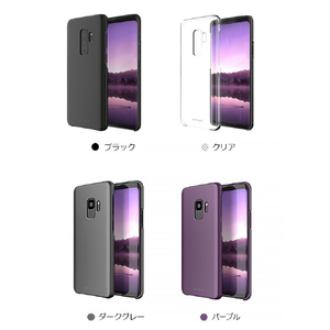 Matchnine Galaxy S9+用ケース HORI クリア MN89781S9P-イメージ9
