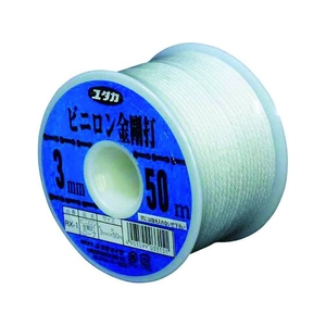 ユタカメイク ロープ クレモナ金剛打ロープボビン 3φ×50m FC001GN-7948263-イメージ1