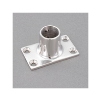 エスコ 25mm パイプ用アングルベース ステンレス製 FCW1155-EA951EW-154