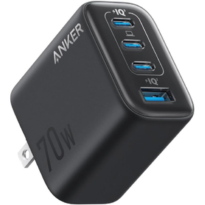 Anker Zolo Charger (70W, 4 Ports) ブラック A121CN11-イメージ1