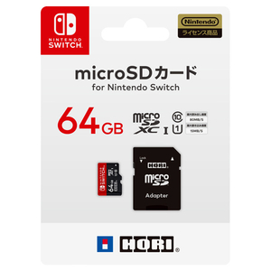 HORI NSW046 microSDカード 64GB for Nintendo Switch |エディオン公式通販