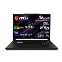 MSI ゲーミングノートパソコン Raider 16 HX B2W コアブラック RAIDER16HX-B2WH-2689JP