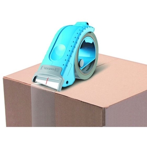 トラスコ中山 TRUSCO 樹脂製エルゴテープカッター エコノミータイプ スカイブルー色 FC048FW-8291370-イメージ2