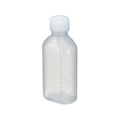 エムアイケミカル 投薬瓶PPB(未滅菌)少数包装 プラスチック 08-2850-2301 キャップ白PE 100CC 10本 FCG609H-08-2850-2301