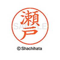 シヤチハタ ネームペン用ネーム シルバー 既製 瀬戸 FC47112-X-GPS-1341
