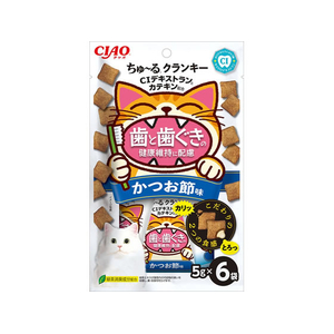 いなば ちゅーるクランキー 歯 鰹節 6袋 FCJ215C-イメージ1
