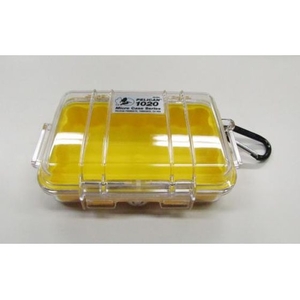 エスコ 防水ケース 黄 クリア 135×90×43mm FCZ8052-EA657-2C-イメージ1