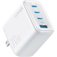 Anker Zolo Charger (70W, 4 Ports) ホワイト A121CN21