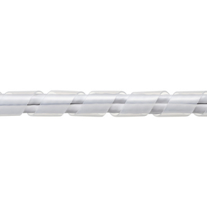 サンワサプライ ケーブルタイ(スパイラル・2m巻き・内寸直径12mm) ホワイト CA-SP12WN-イメージ1
