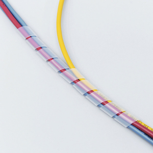 サンワサプライ ケーブルタイ(スパイラル・2m巻き・内寸直径12mm) ホワイト CA-SP12WN-イメージ5