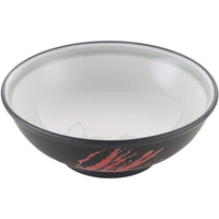 江部松商事 EBM/磁器 中華食器 黒釉筆流し 玉渕丼 7寸 FC441LX-8179760