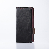 エレコム Google Pixel 10/10 Pro用手帳型ケース 磁石付 耐衝撃 ステッチ ブラック PM-P252PLFYBK