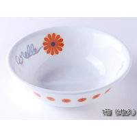 パール金属 コレール オレンジマーガレット 中ボウル 箱売 5枚セット FC726RH-CP-9087