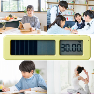 キングジム ビジュアルバータイマー プチ レモンイエロー FCK357A-VBT5-LY-イメージ2