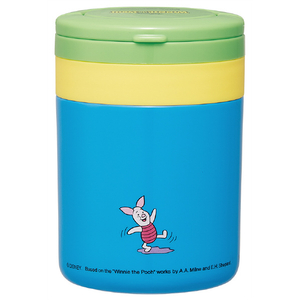 スケーター 折りたたみハンドル付きデリカポット スープジャー(300ml) レトロ くまのプーさん LJFO3AGﾚﾄﾛﾌﾟ--イメージ2