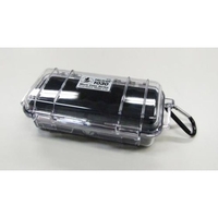 エスコ 防水ケース 黒 クリア 162×67×52mm FCZ8053-EA657-3A