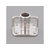 エスコ 25mm パイプ用ベース ステンレス製 FCW1157-EA951EW-156-イメージ1