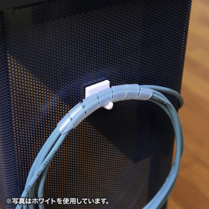 サンワサプライ ケーブルタイ(スパイラル・2m巻き・内寸直径12mm) ブラック CA-SP12BKN-イメージ6