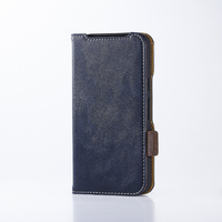 エレコム Google Pixel 10/10 Pro用手帳型ケース 磁石付 耐衝撃 ステッチ ネイビー PM-P252PLFYNV