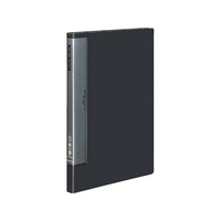 コクヨ クリヤーブック ウェーブカット固定式B4タテ 40ポケット ダークグレー F818899-ﾗ-T574DM
