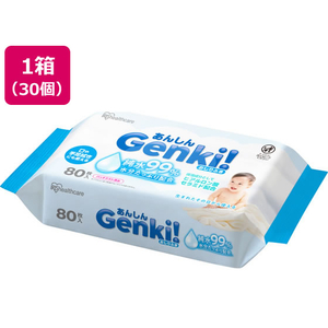 アイリスオーヤマ Genki!おしりふき 80枚×30個 FCJ515V-GOK-801N-イメージ1