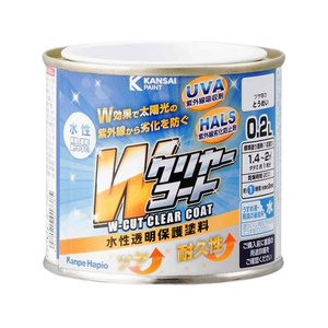 カンペハピオ Wカットクリヤー とうめい 0.2L FCB931M-イメージ1