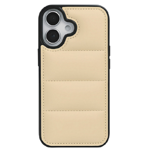 COCO　CASE iPhone 17用ダウンみたいなふかふかケース アイボリー 1830-17-IVORY-イメージ1