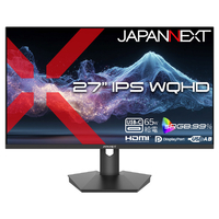 JAPANNEXT JAPANNEXT 27インチ IPSパネル搭載 WQHD(2560×1440)解像度 液晶モニター JN-IPS27Q2-C6 HDMI DisplayPort USB-C(最大65W給電) sRGB:99% KVM【2年保証】 ブラック JN-IPS27Q2-C6