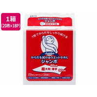 トーヨー トーヨ/からだも拭けるウエットタオル ジャンボ 20枚×18パック FCE364T