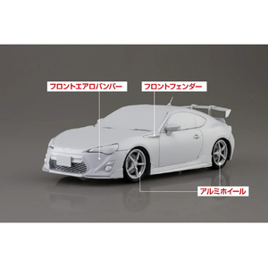 アオシマ 1/24 片桐 夏向 ZN6 TOYOTA86 第14巻 シーサイドダブルレーン仕様 1/24 MFゴースト No.4 MFG4ﾄﾖﾀ86ﾀﾞｲ14ｶﾝｼﾖｳ-イメージ6