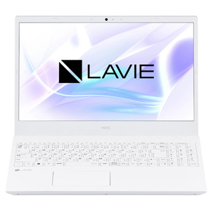 NEC ノートパソコン e angle select LAVIE N15 パールホワイト PC-N1555GAW-E3-イメージ3