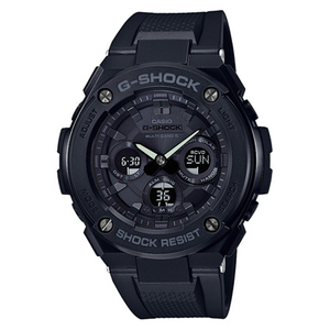 カシオ ソーラー電波腕時計 G-SHOCK G-STEEL ブラック GST-W300G-1A1JF-イメージ1
