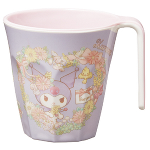 スケーター 持ち手付きメラミンタンブラー(300ml) KU ウオーターP MTH3ｸﾛﾐｳｵ-ﾀ-P-イメージ1
