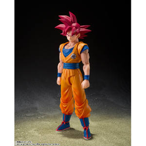 バンダイスピリッツ S．H．Figuarts 超サイヤ人ゴッド孫悟空〈神の気を纏いし姿〉 SHFSSGｿﾝｺﾞｸｳｶﾐﾉｷｦﾏﾄｲｼｽｶﾞﾀ-イメージ2