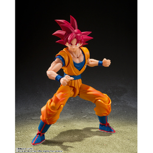バンダイスピリッツ S．H．Figuarts 超サイヤ人ゴッド孫悟空〈神の気を纏いし姿〉 SHFSSGｿﾝｺﾞｸｳｶﾐﾉｷｦﾏﾄｲｼｽｶﾞﾀ-イメージ3