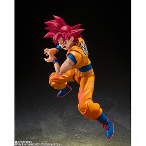 バンダイスピリッツ S．H．Figuarts 超サイヤ人ゴッド孫悟空〈神の気を纏いし姿〉 SHFSSGｿﾝｺﾞｸｳｶﾐﾉｷｦﾏﾄｲｼｽｶﾞﾀ-イメージ4