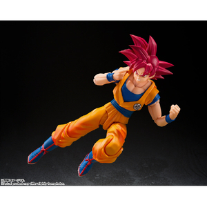 バンダイスピリッツ S．H．Figuarts 超サイヤ人ゴッド孫悟空〈神の気を纏いし姿〉 SHFSSGｿﾝｺﾞｸｳｶﾐﾉｷｦﾏﾄｲｼｽｶﾞﾀ-イメージ6