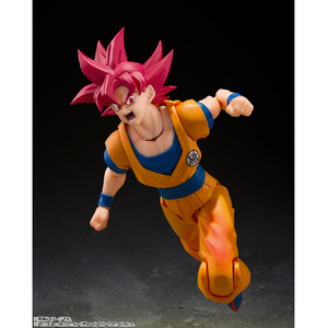 バンダイスピリッツ S．H．Figuarts 超サイヤ人ゴッド孫悟空〈神の気を纏いし姿〉 SHFSSGｿﾝｺﾞｸｳｶﾐﾉｷｦﾏﾄｲｼｽｶﾞﾀ-イメージ7
