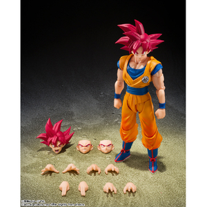 バンダイスピリッツ S．H．Figuarts 超サイヤ人ゴッド孫悟空〈神の気を纏いし姿〉 SHFSSGｿﾝｺﾞｸｳｶﾐﾉｷｦﾏﾄｲｼｽｶﾞﾀ-イメージ8