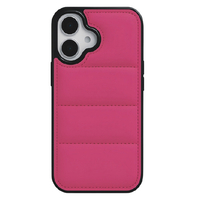 COCO　CASE iPhone 17用ダウンみたいなふかふかケース ピンク 1830-17-PINK