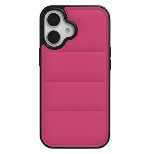 COCO　CASE iPhone 17用ダウンみたいなふかふかケース ピンク 1830-17-PINK-イメージ1