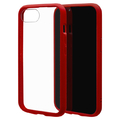 ラスタバナナ iphone17e/16e用 flexguard ﾊｲﾌﾞﾘｯﾄﾞｹｰｽ tpu×pc レッド×クリア 8768IP5EHPRD