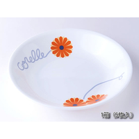 パール金属 コレール オレンジマーガレット 深皿 箱売 5枚セット FC727RH-CP-9088